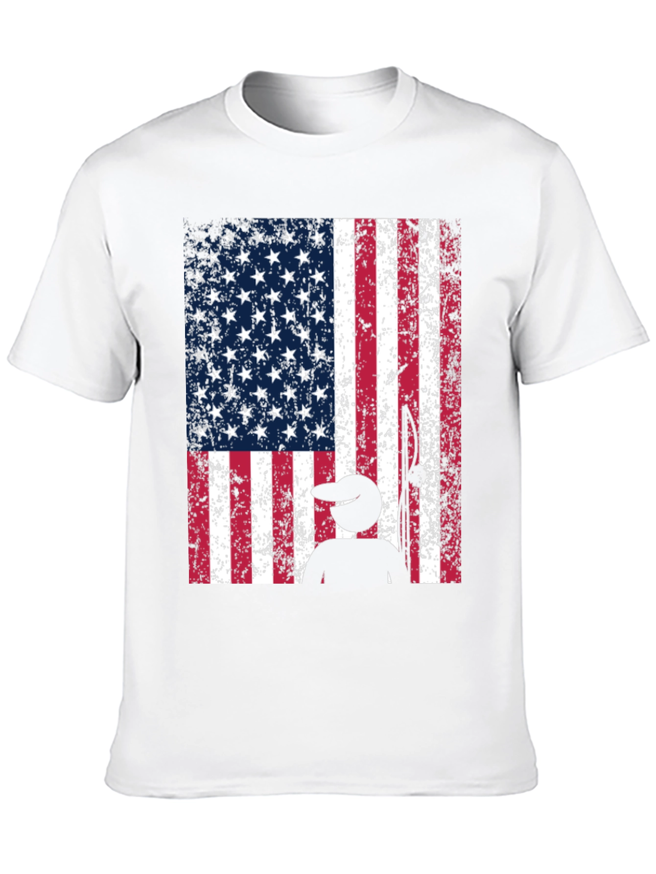 American Flag Fishing T-Shirt