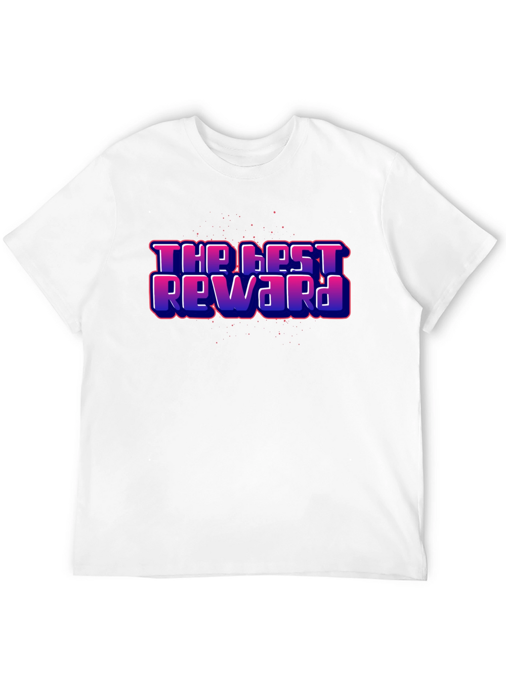 The Best Reward Graphic Print Black T-Shirt