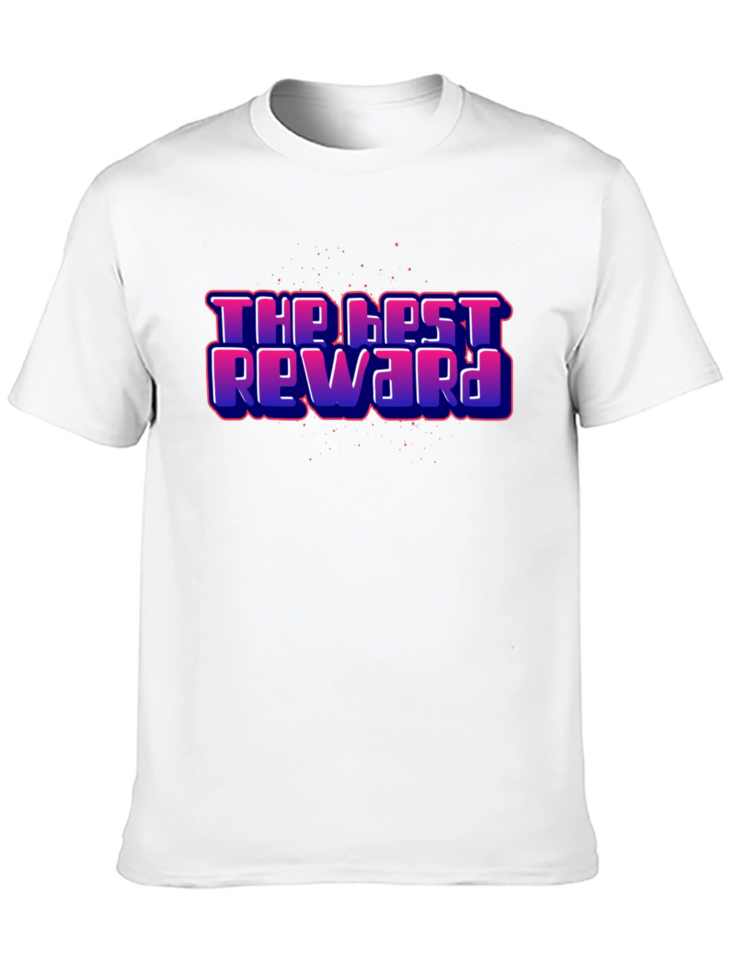 The Best Reward Graphic Print Black T-Shirt