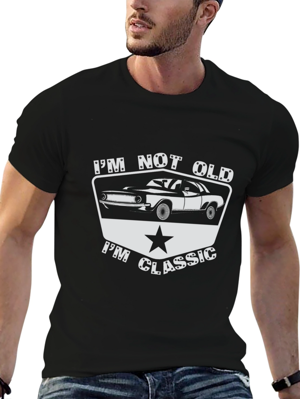 Im Not Old Im Classic Car Graphic T-Shirt