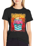Retro Ice Cream Cake Graphic Tee