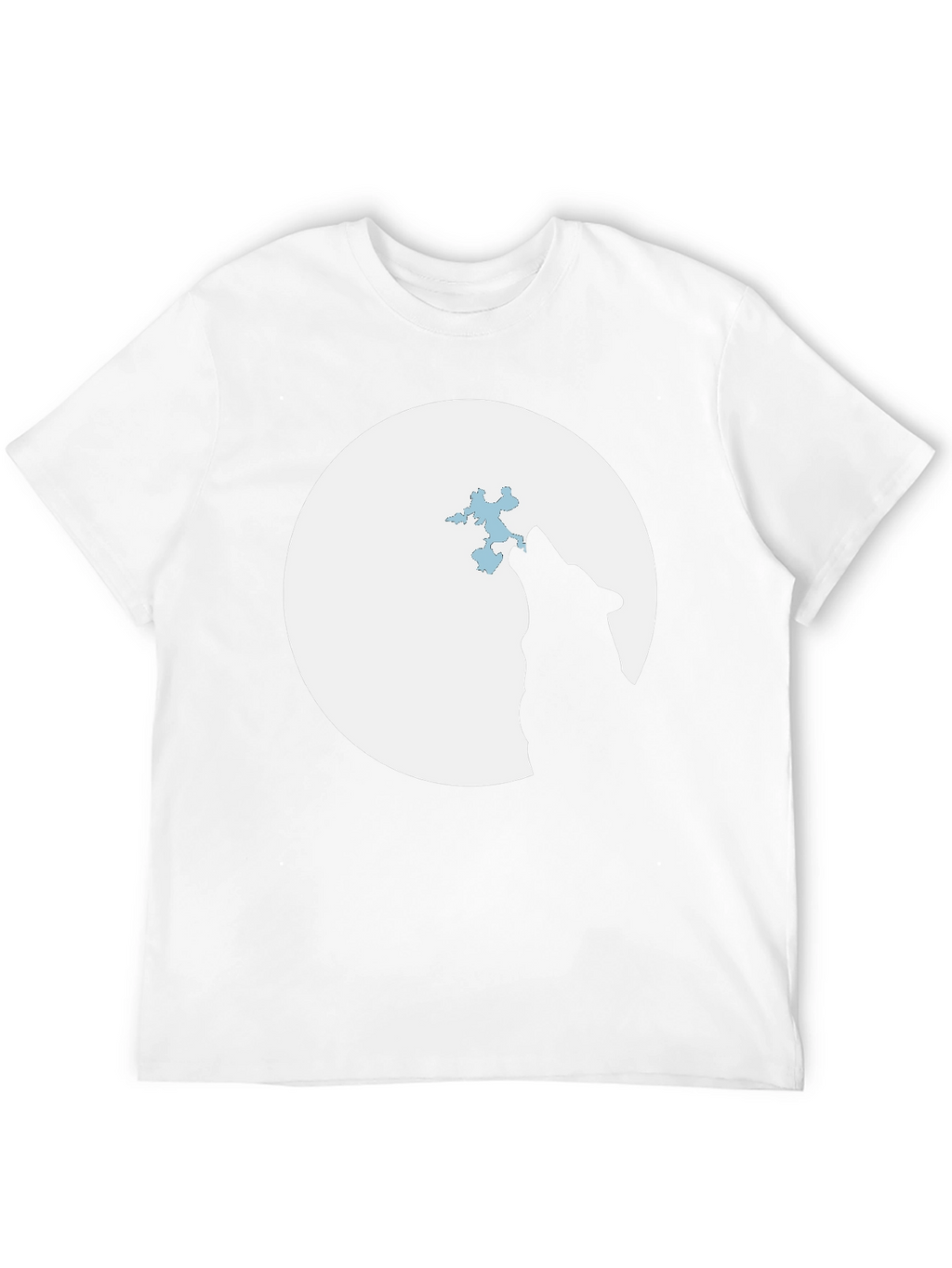 Wolf Moon T-Shirt - Black Graphic Tee