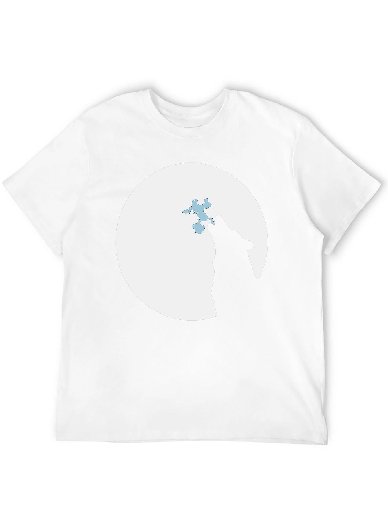 Wolf Moon T-Shirt - Black Graphic Tee