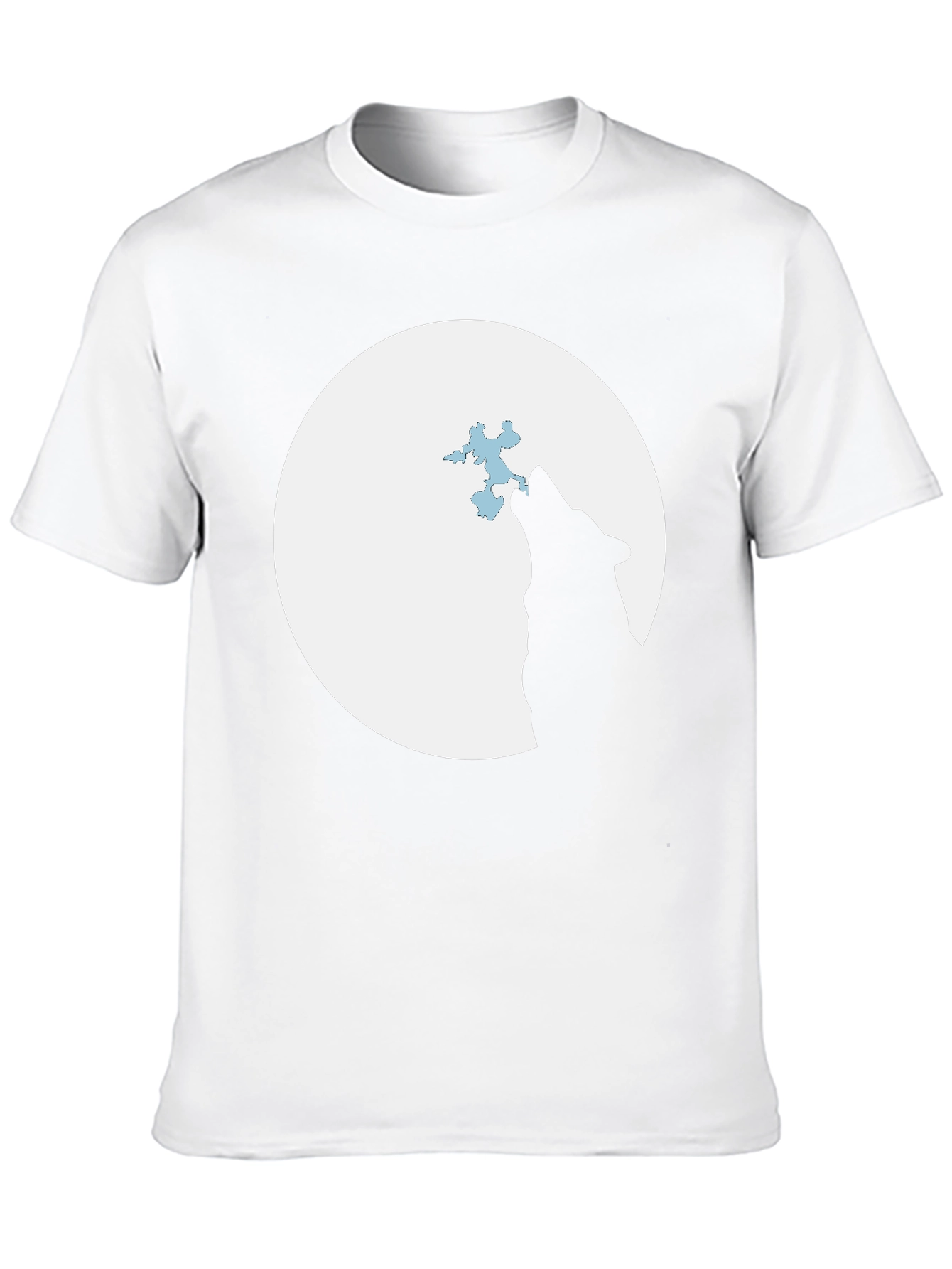 Wolf Moon T-Shirt - Black Graphic Tee