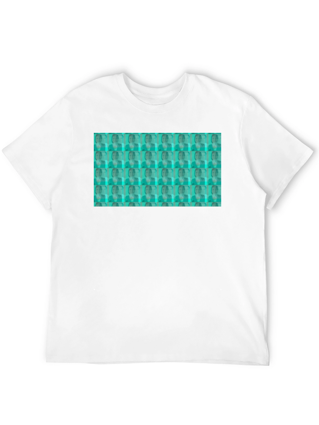 Patterned Graphic T-Shirt - Black