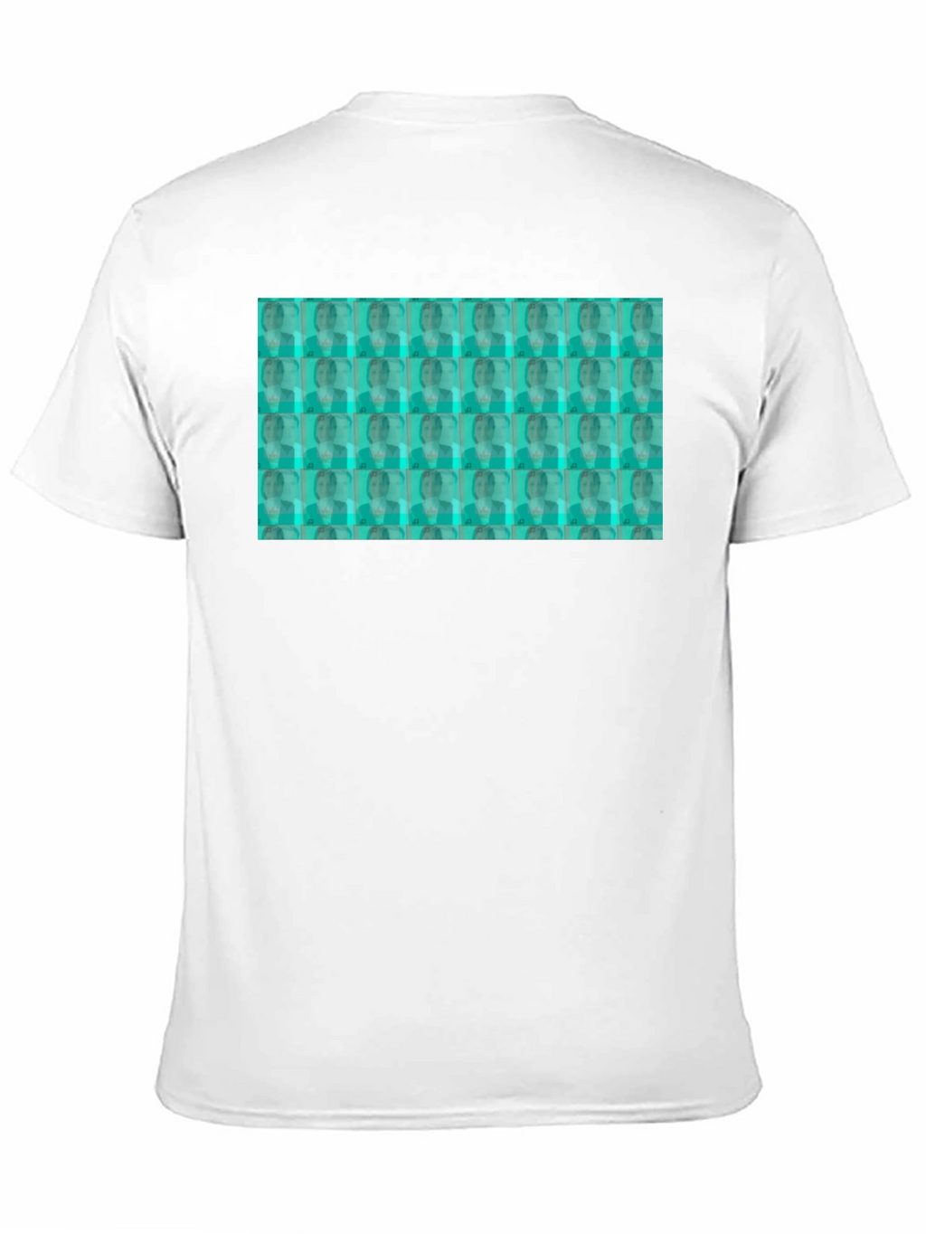 Patterned Graphic T-Shirt - Black