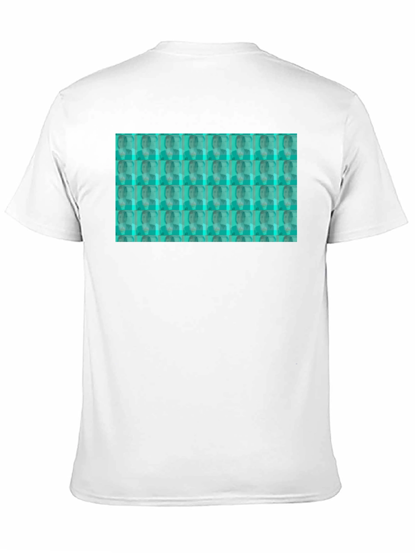Patterned Graphic T-Shirt - Black