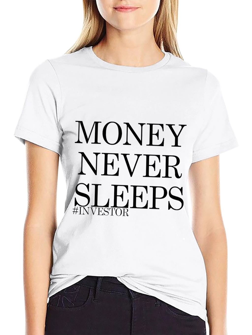 Money Never Sleeps Investor T-Shirt