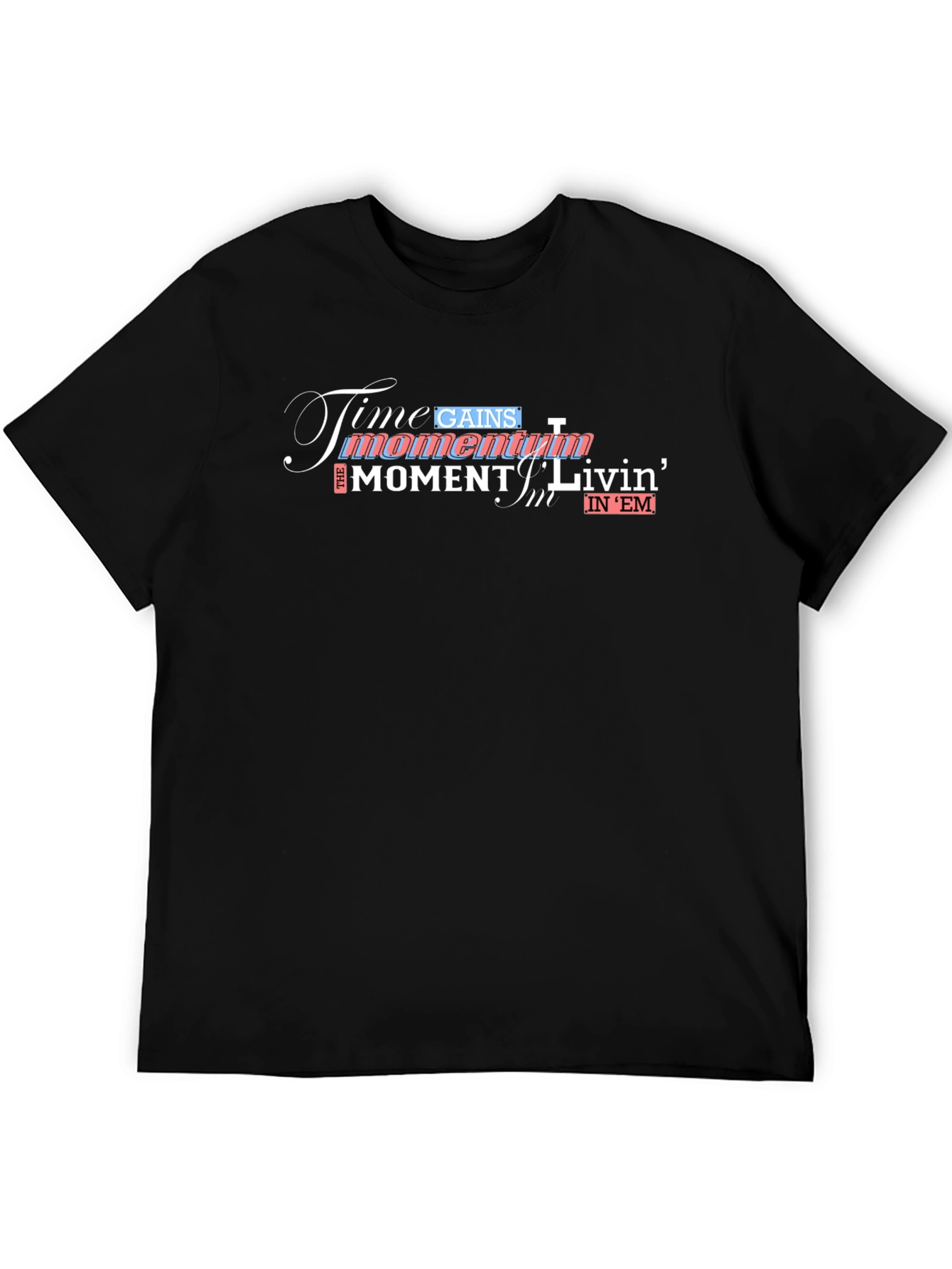 Time Gains Momentum Graphic Tee