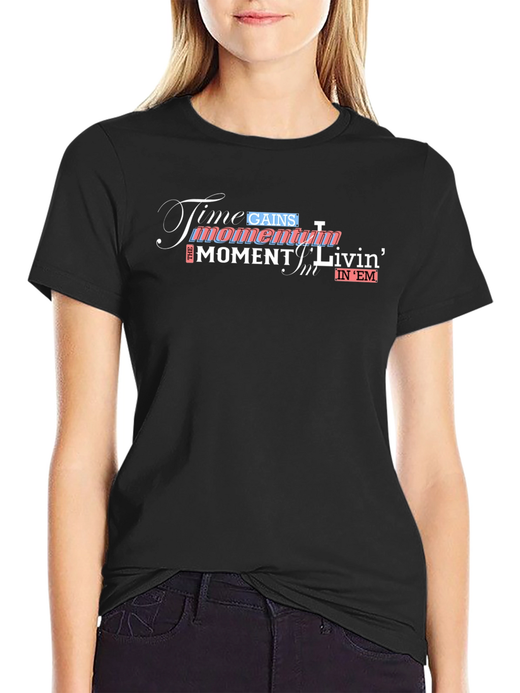 Time Gains Momentum Graphic Tee
