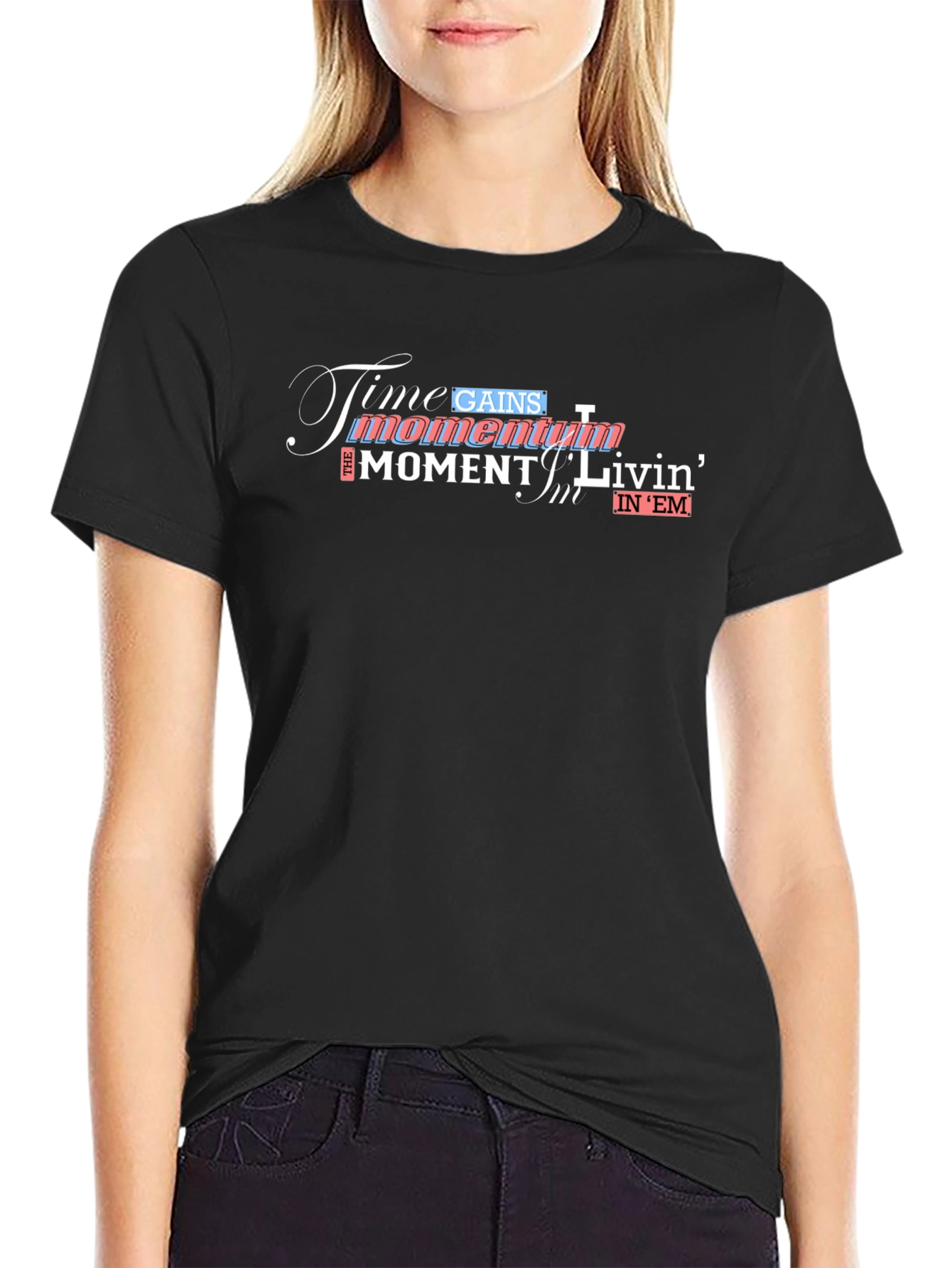 Time Gains Momentum Graphic Tee