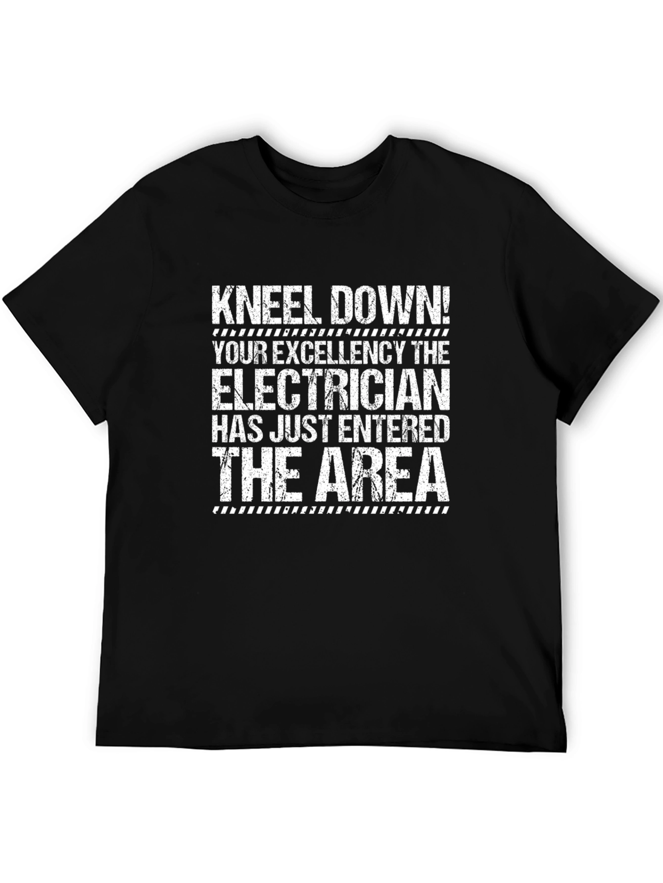 Kneel Down Electrician T-Shirt - Funny Gift for Electricians