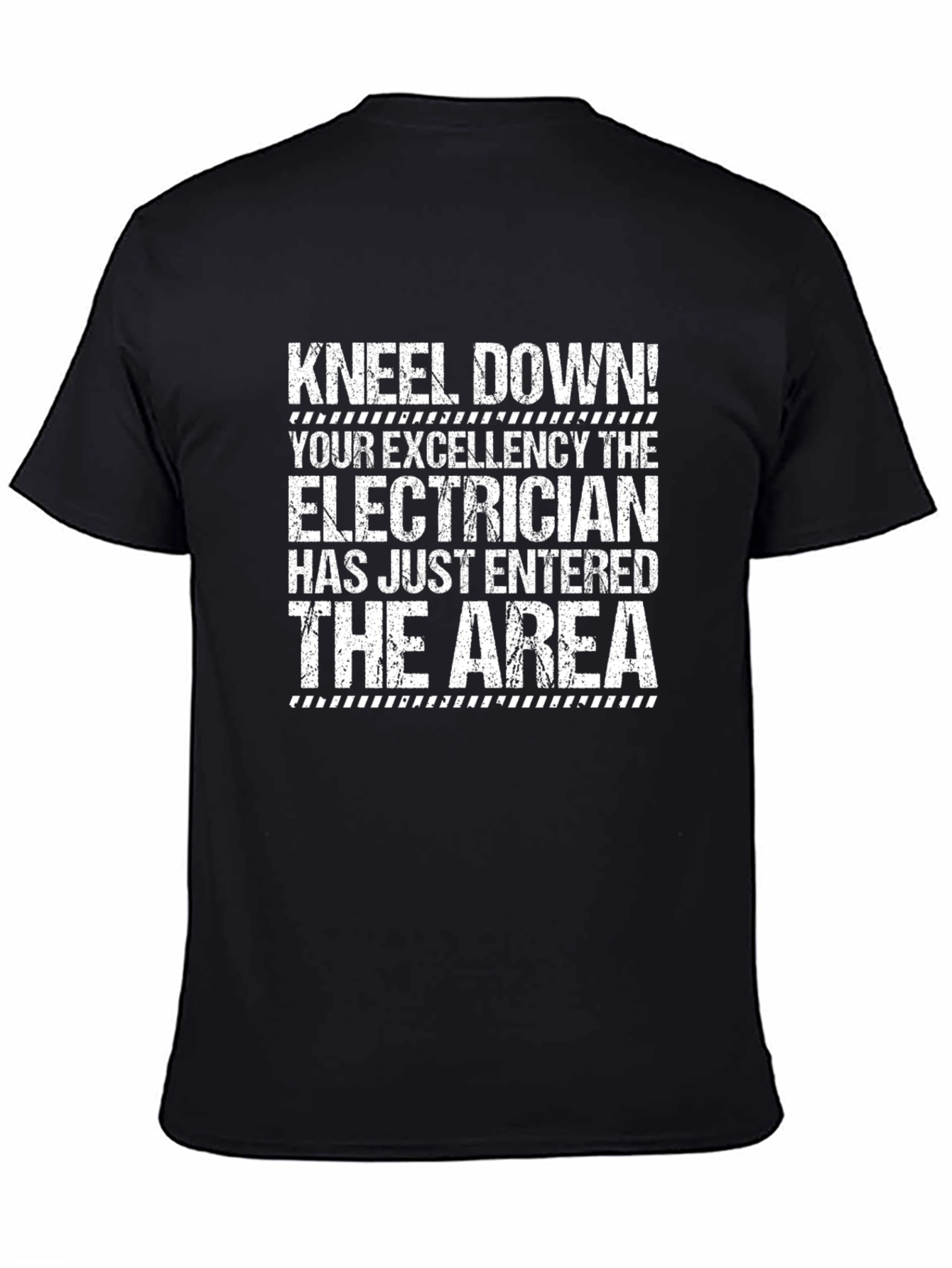 Kneel Down Electrician T-Shirt - Funny Gift for Electricians