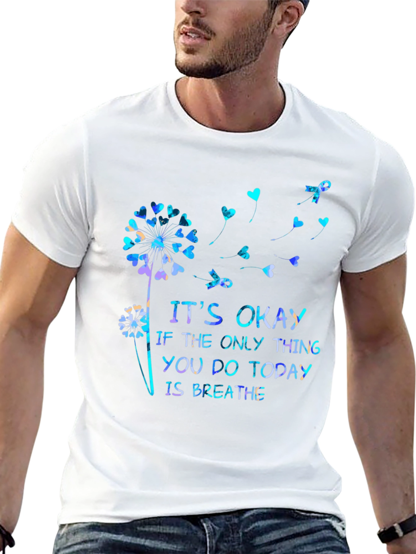 Its Okay Breathe Graphic Tee
