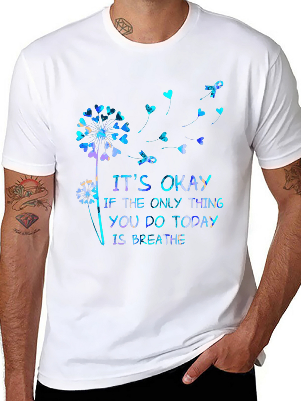 Its Okay Breathe Graphic Tee