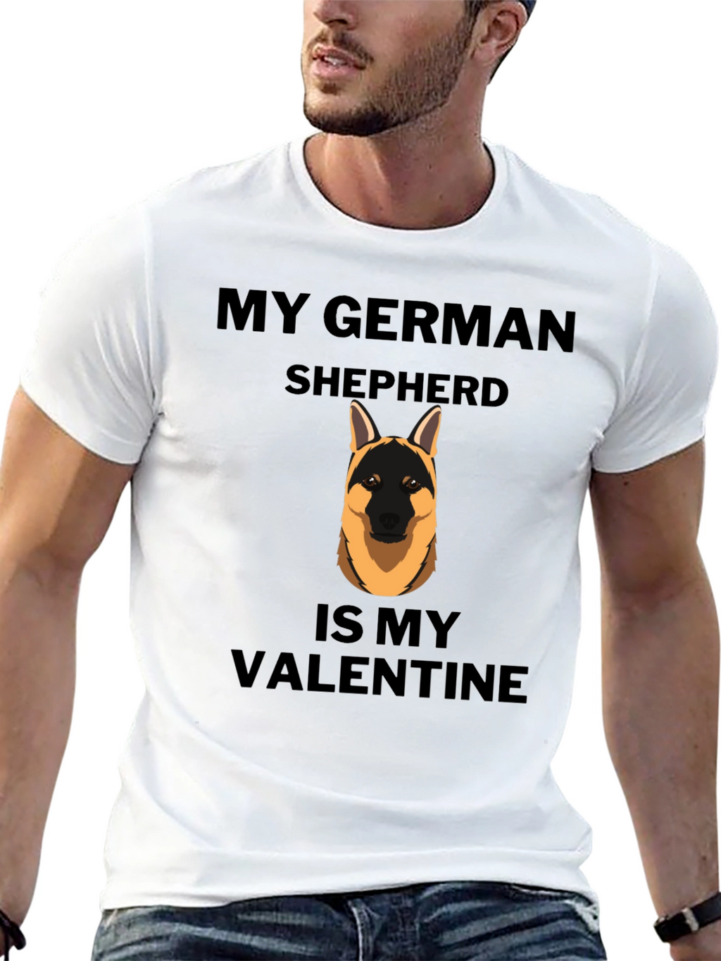 My German Shepherd is My Valentine T-Shirt
