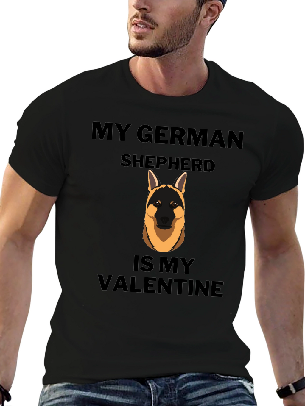 My German Shepherd is My Valentine T-Shirt