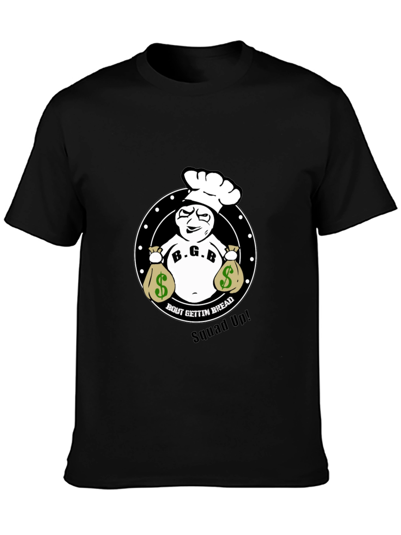 B.G.B. Bout Gettin Bread Black T-Shirt