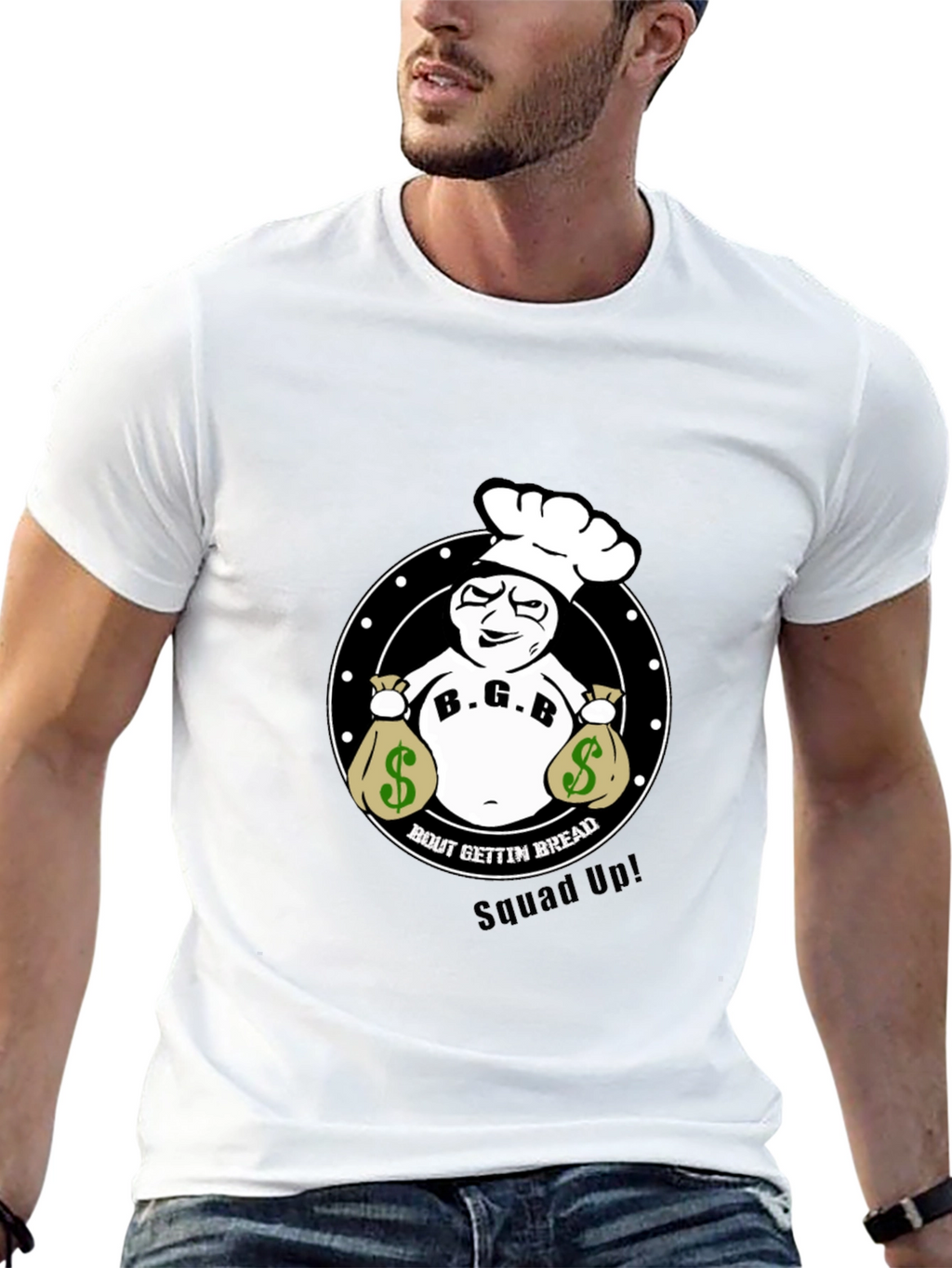 B.G.B. Bout Gettin Bread Black T-Shirt