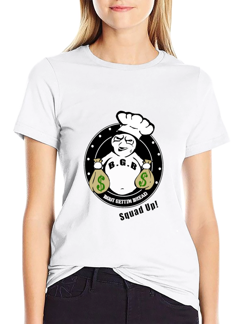 B.G.B. Bout Gettin Bread Black T-Shirt