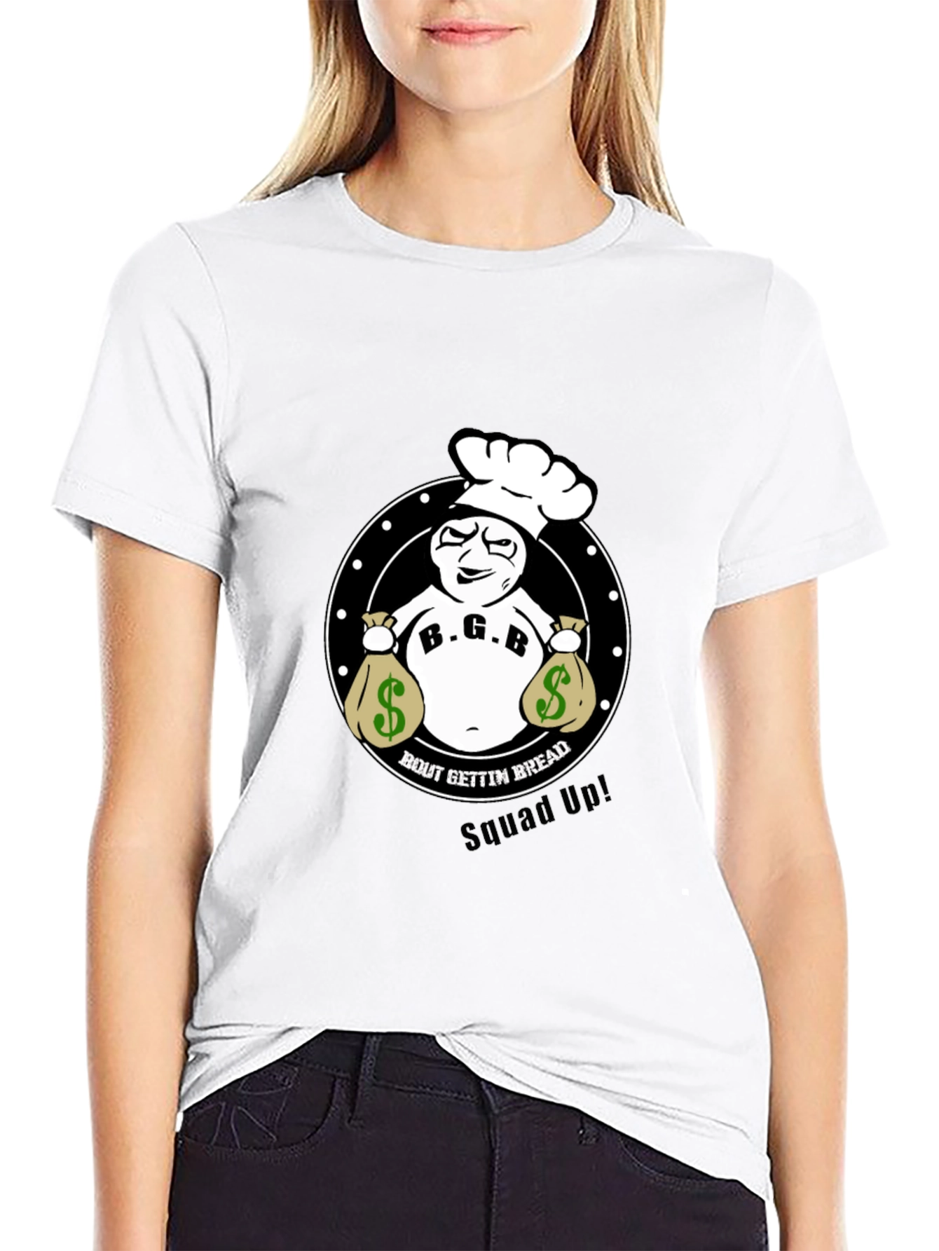 B.G.B. Bout Gettin Bread Black T-Shirt
