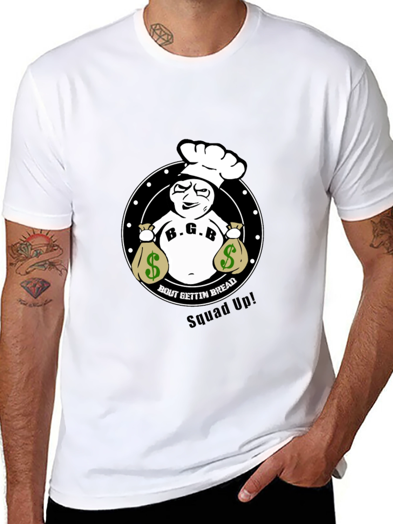 B.G.B. Bout Gettin Bread Black T-Shirt