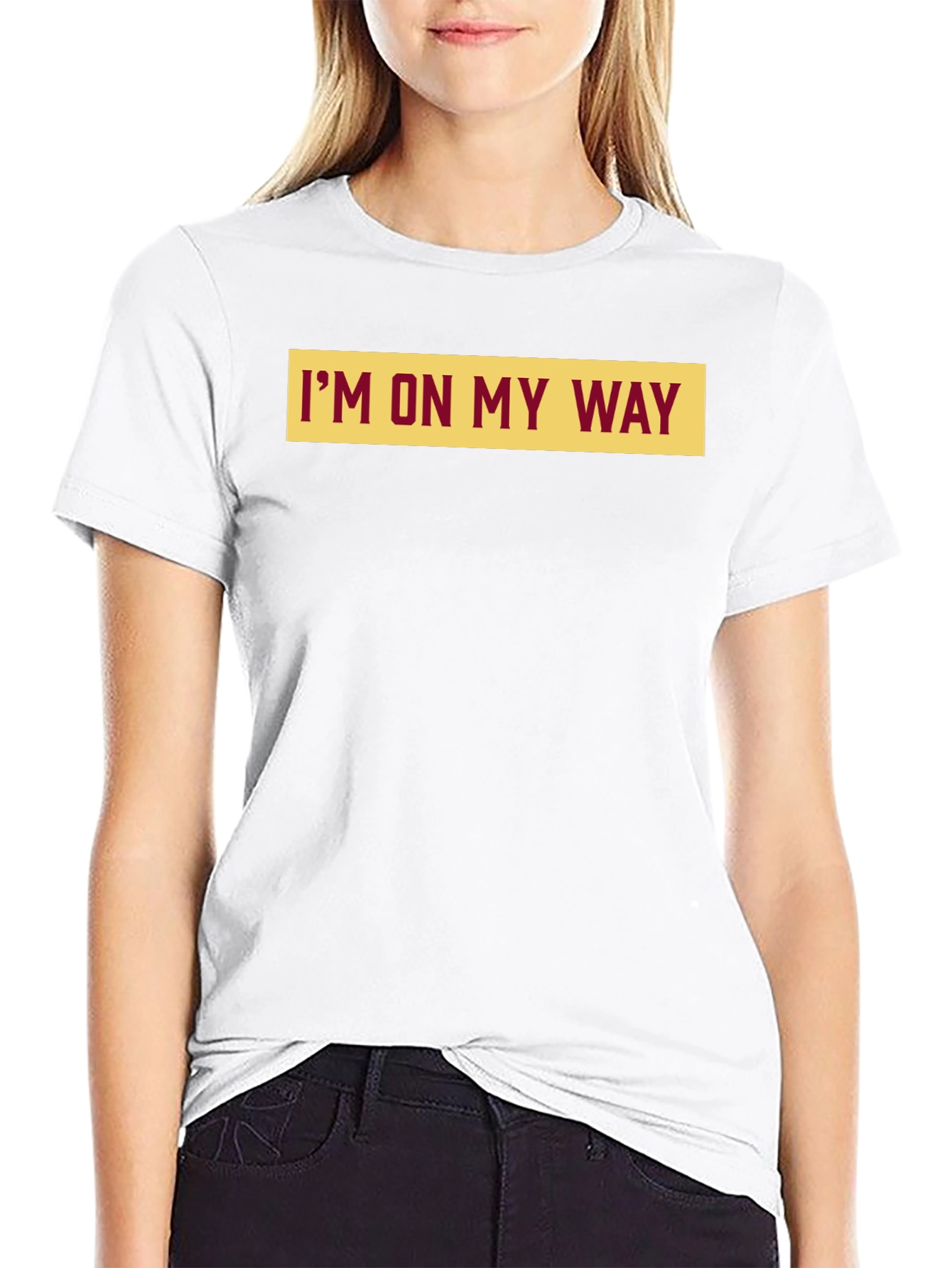 Im on My Way Graphic Tee - Mens Black T-Shirt