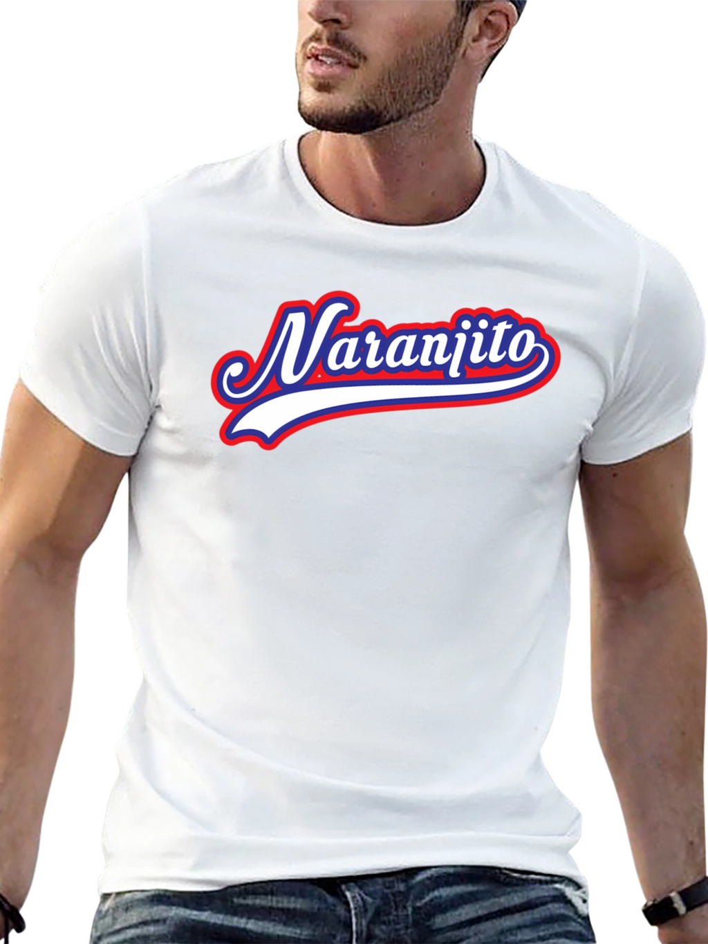 Naranjito Graphic Tee - Retro Style Black T-Shirt