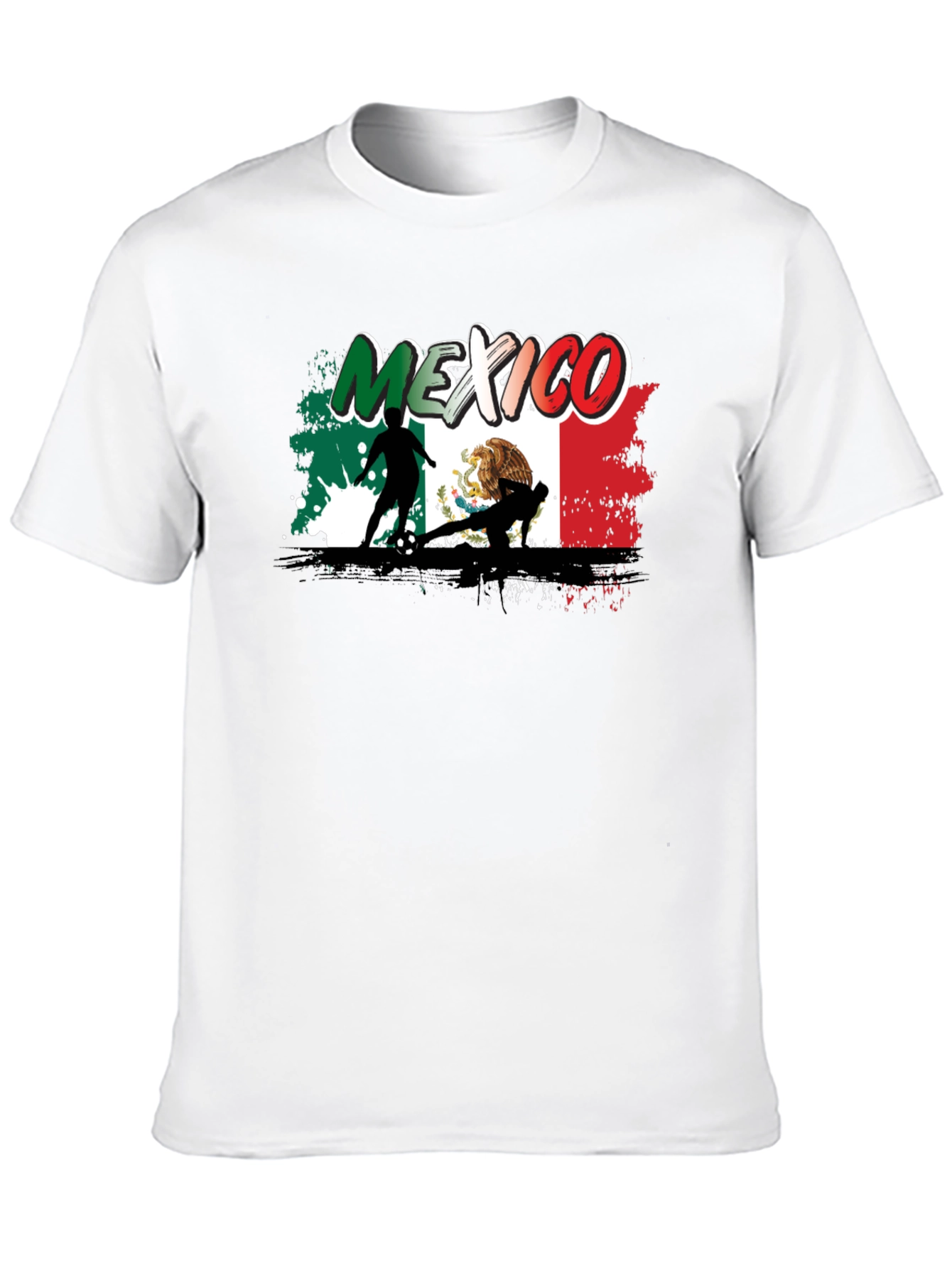 Mexico Soccer T-Shirt: Flag Design