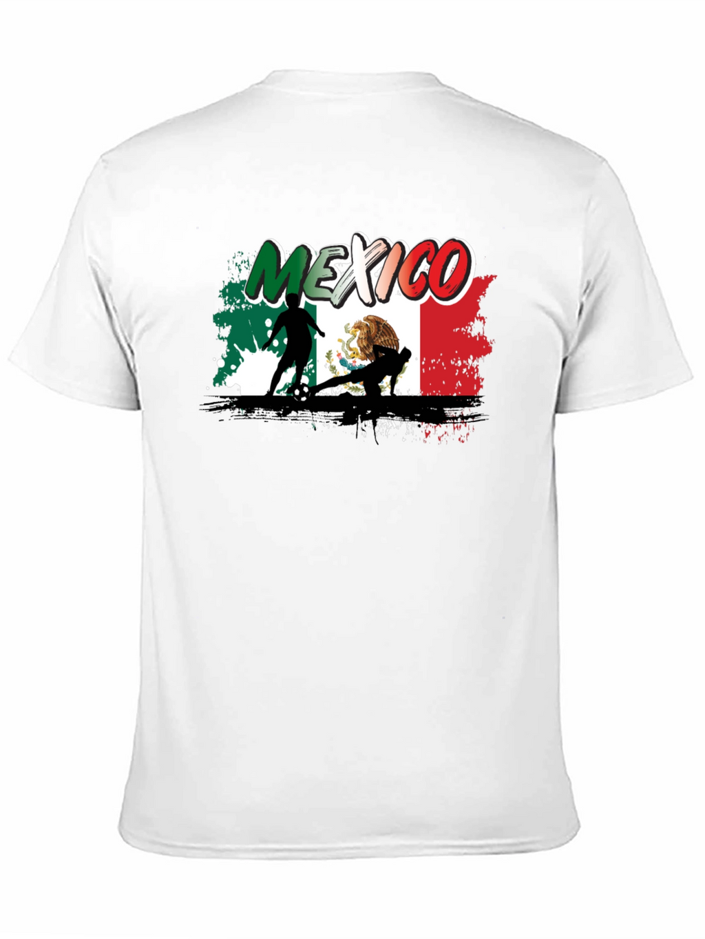 Mexico Soccer T-Shirt: Flag Design