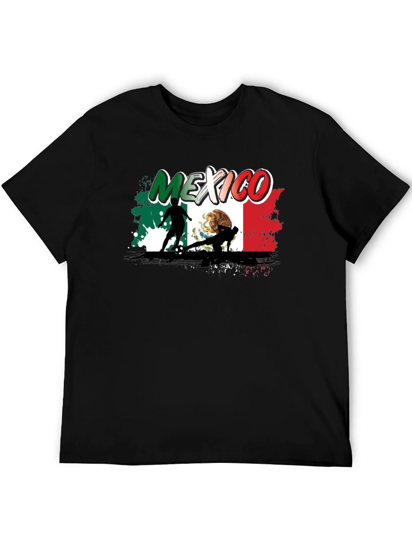Mexico Soccer T-Shirt: Flag Design