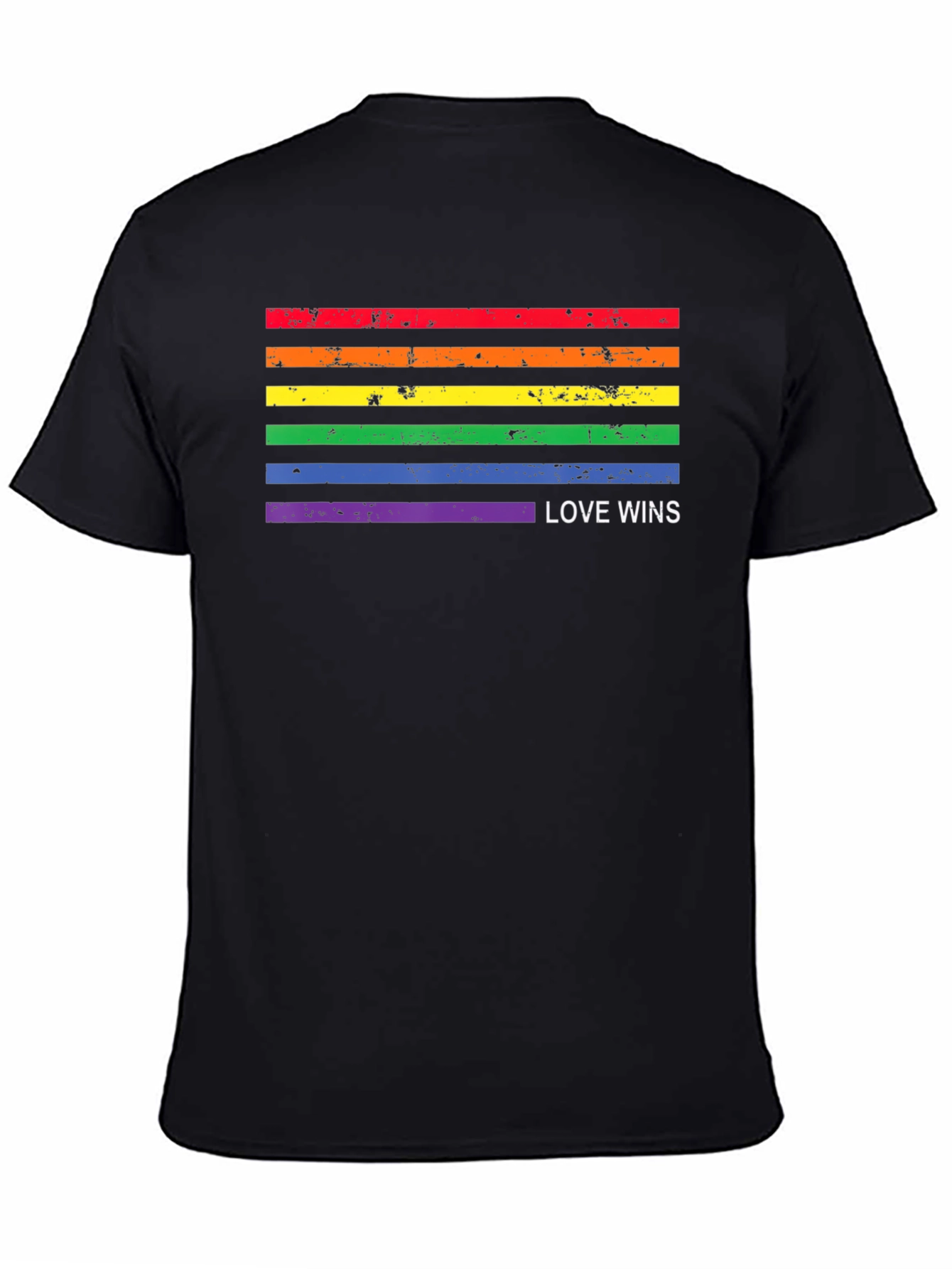 Love Wins Pride Flag T-Shirt - LGBTQ+ Supporter Tee