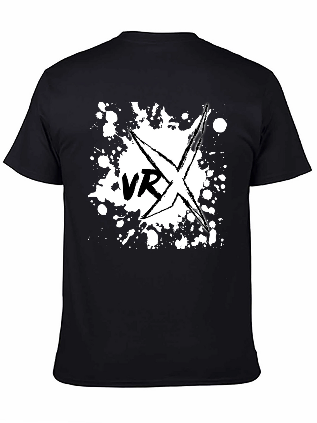 VRX Graphic Tee - Black Cotton T-Shirt