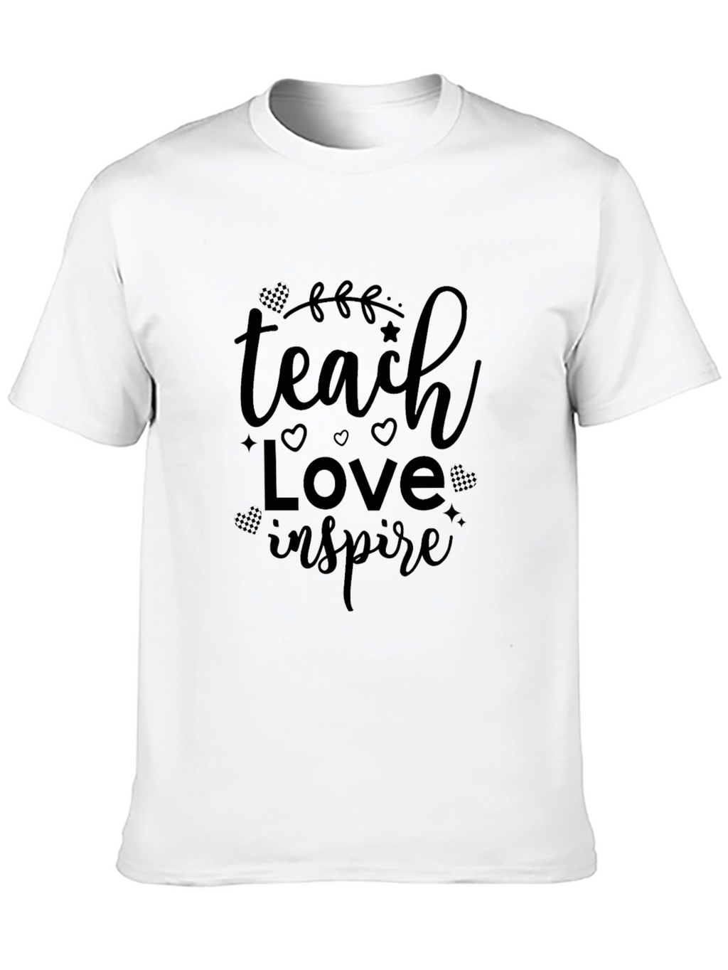 Teach Love Inspire Black Graphic Tee