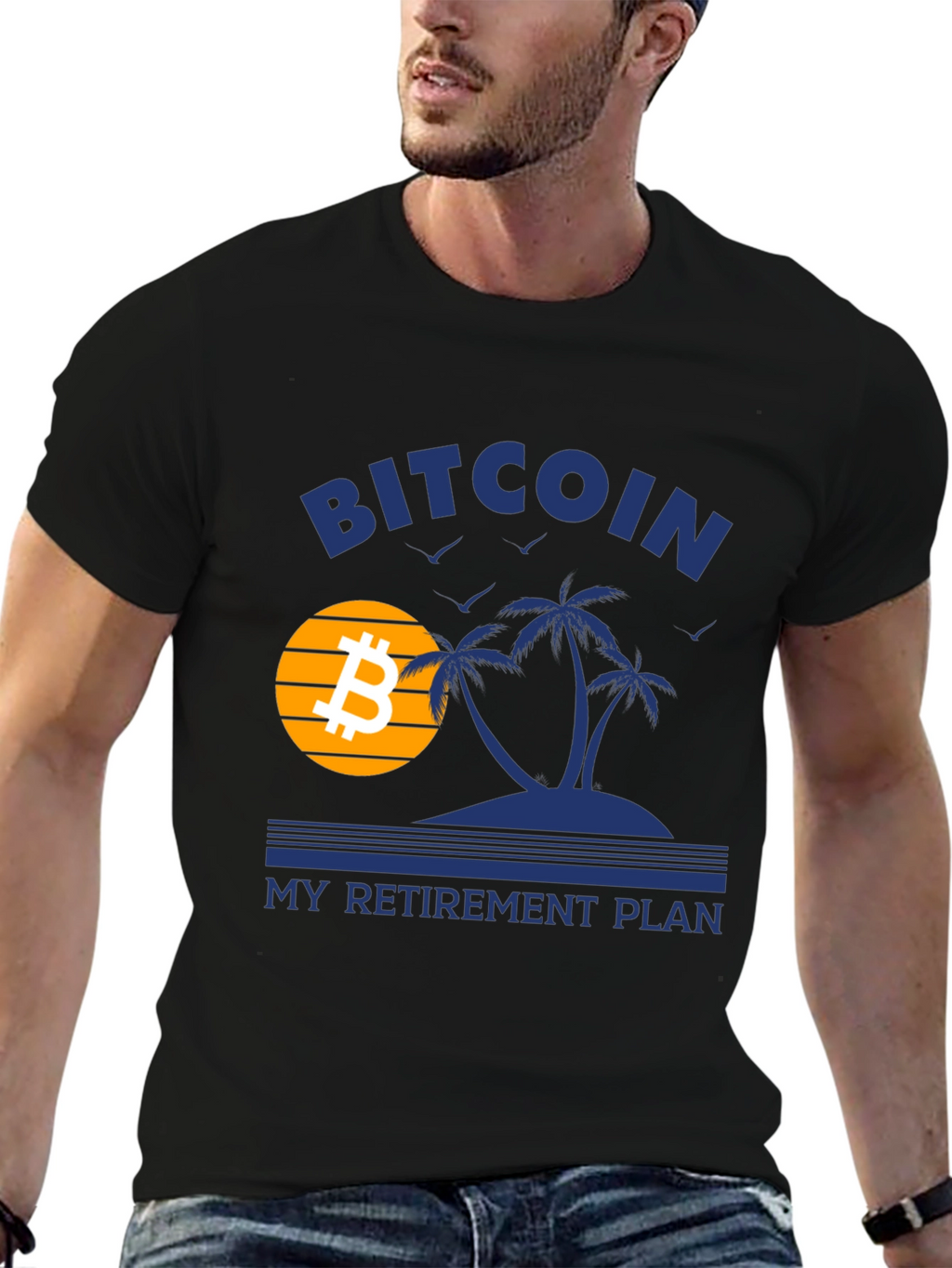 Bitcoin Retirement Plan Graphic T-Shirt