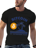 Bitcoin Retirement Plan Graphic T-Shirt