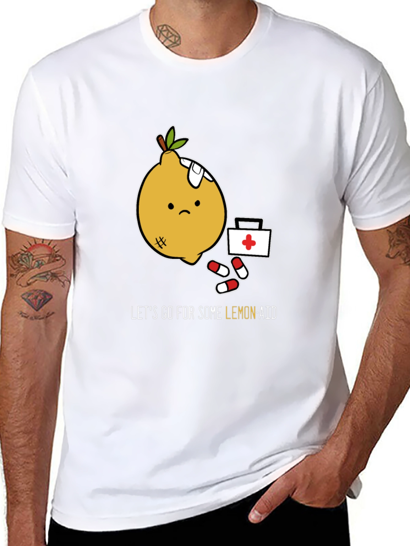 Funny Lemon Aid T-Shirt - Get Well Soon