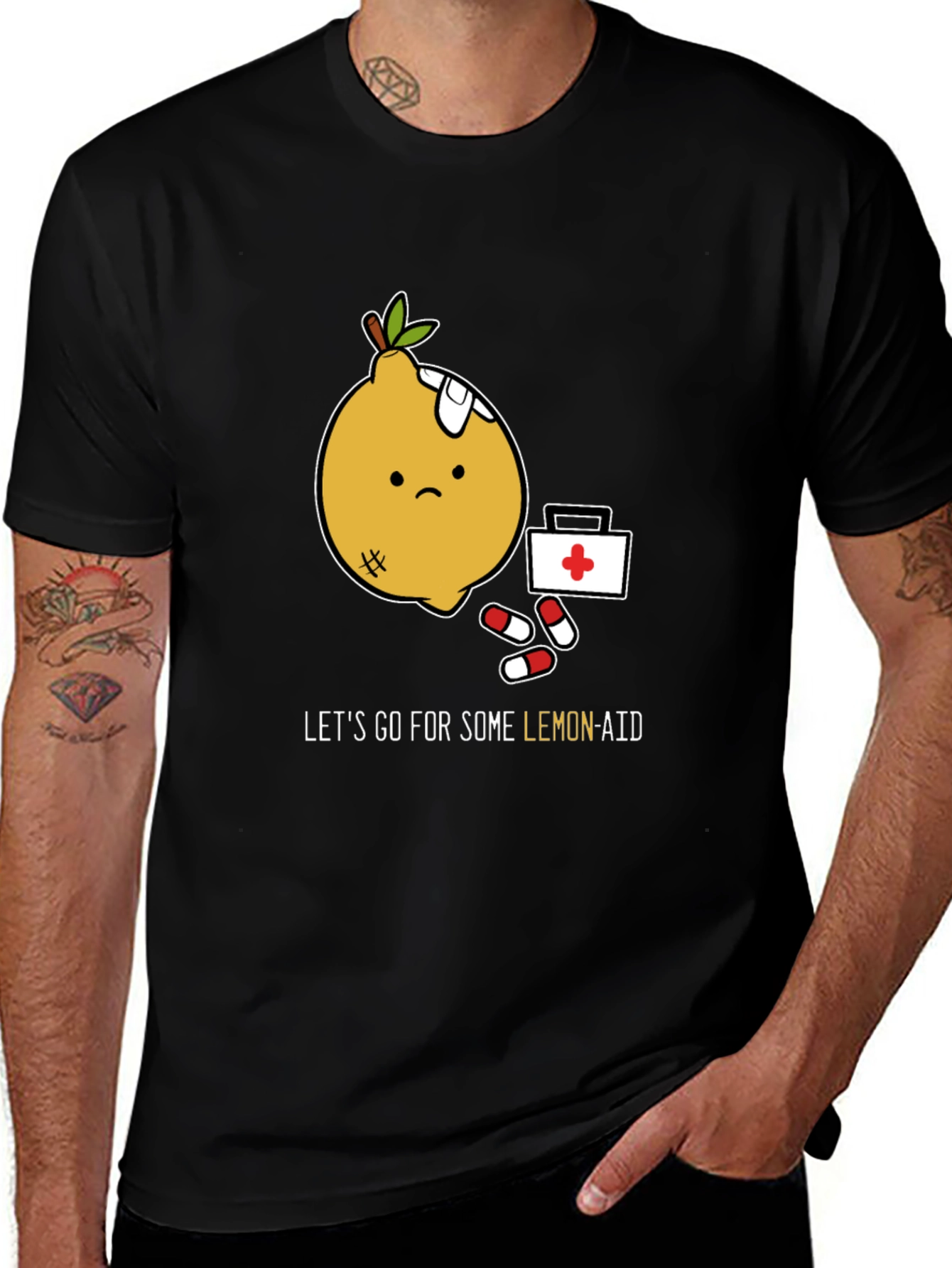 Funny Lemon Aid T-Shirt - Get Well Soon