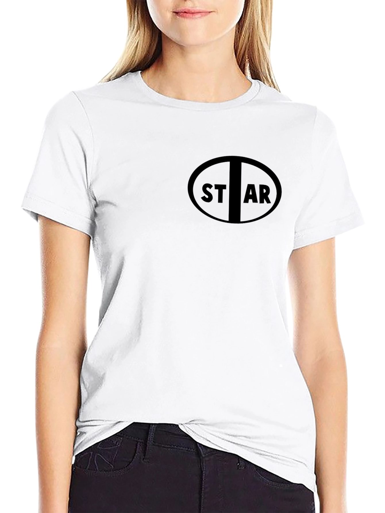 Black STAR Graphic T-Shirt