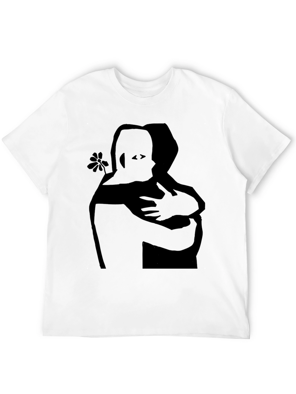 Embrace Graphic Tee - Black Cotton Comfort Fit