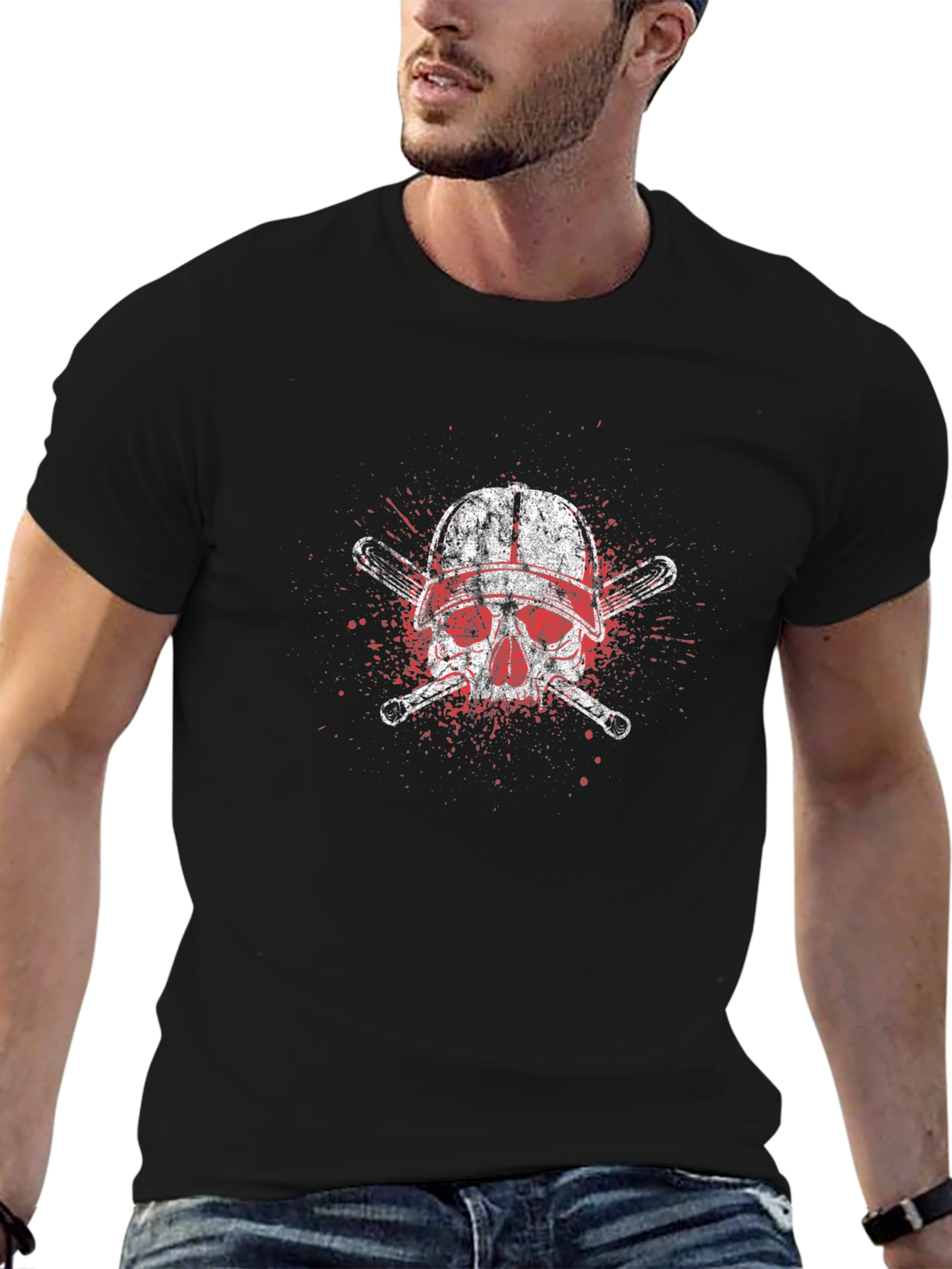 Skull & Bats Graphic Tee