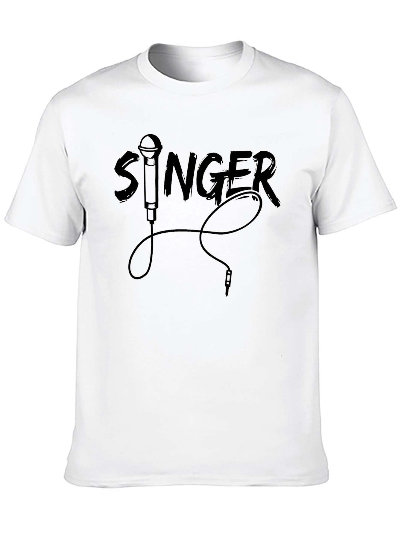 Singer Graphic Tee - Black Music T-Shirt
