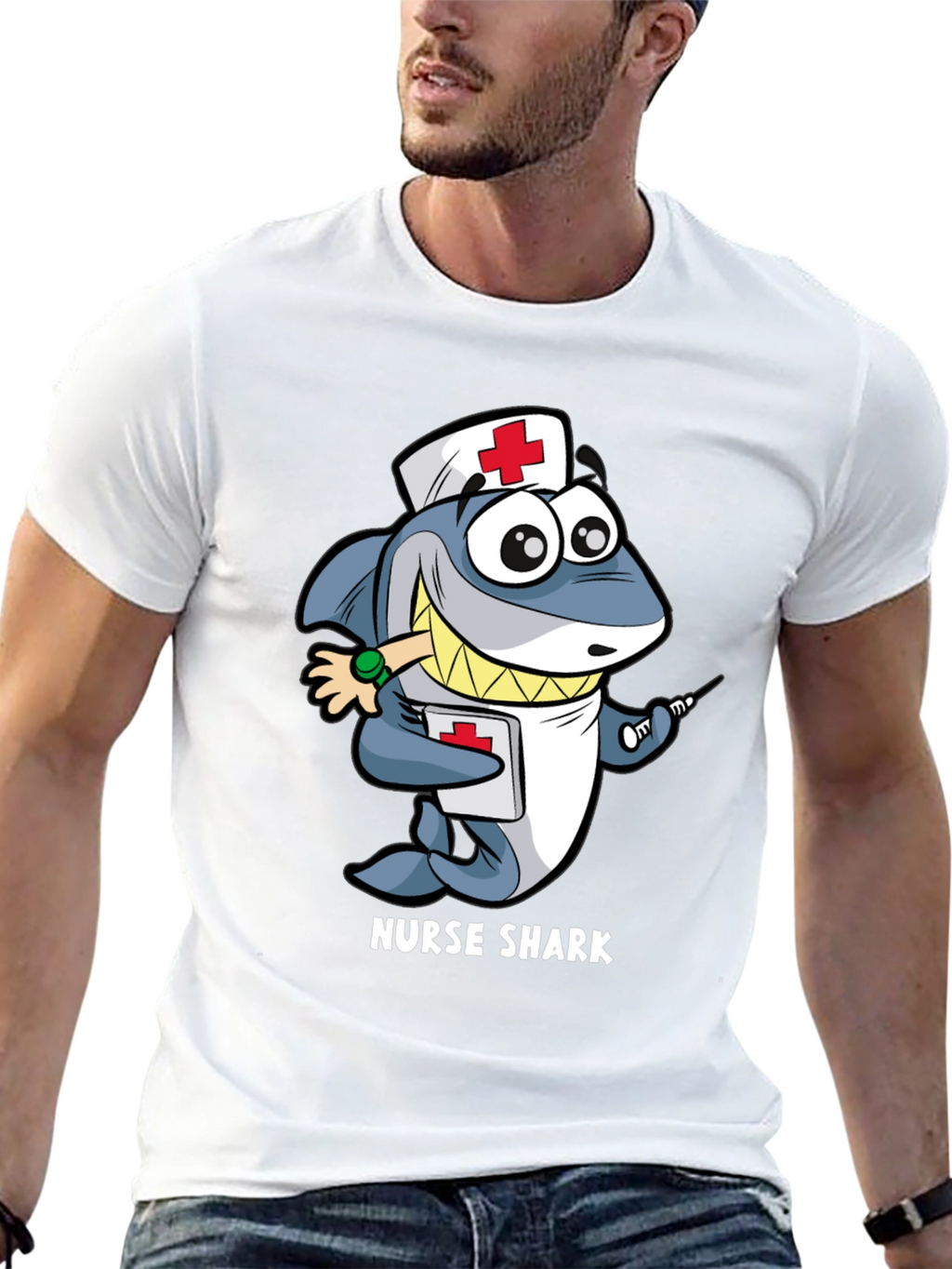 Nurse Shark T-Shirt Funny Medical Tee