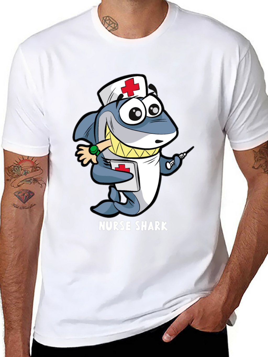 Nurse Shark T-Shirt Funny Medical Tee