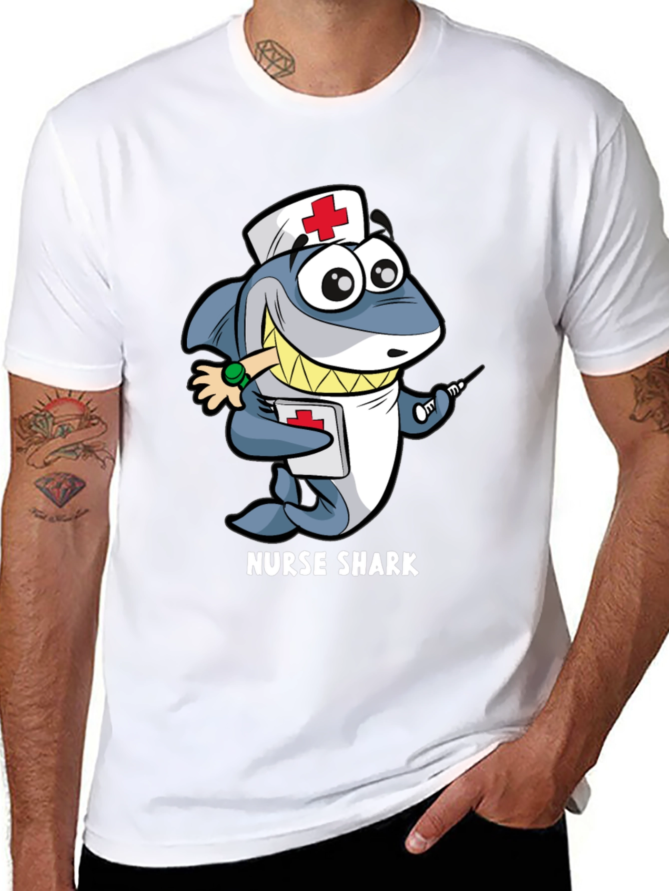 Nurse Shark T-Shirt Funny Medical Tee