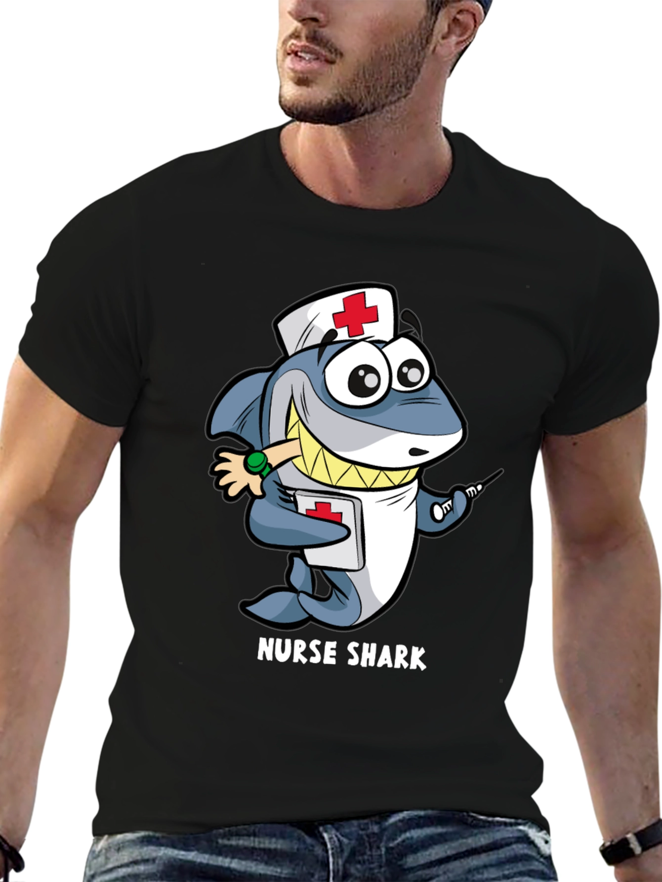 Nurse Shark T-Shirt Funny Medical Tee