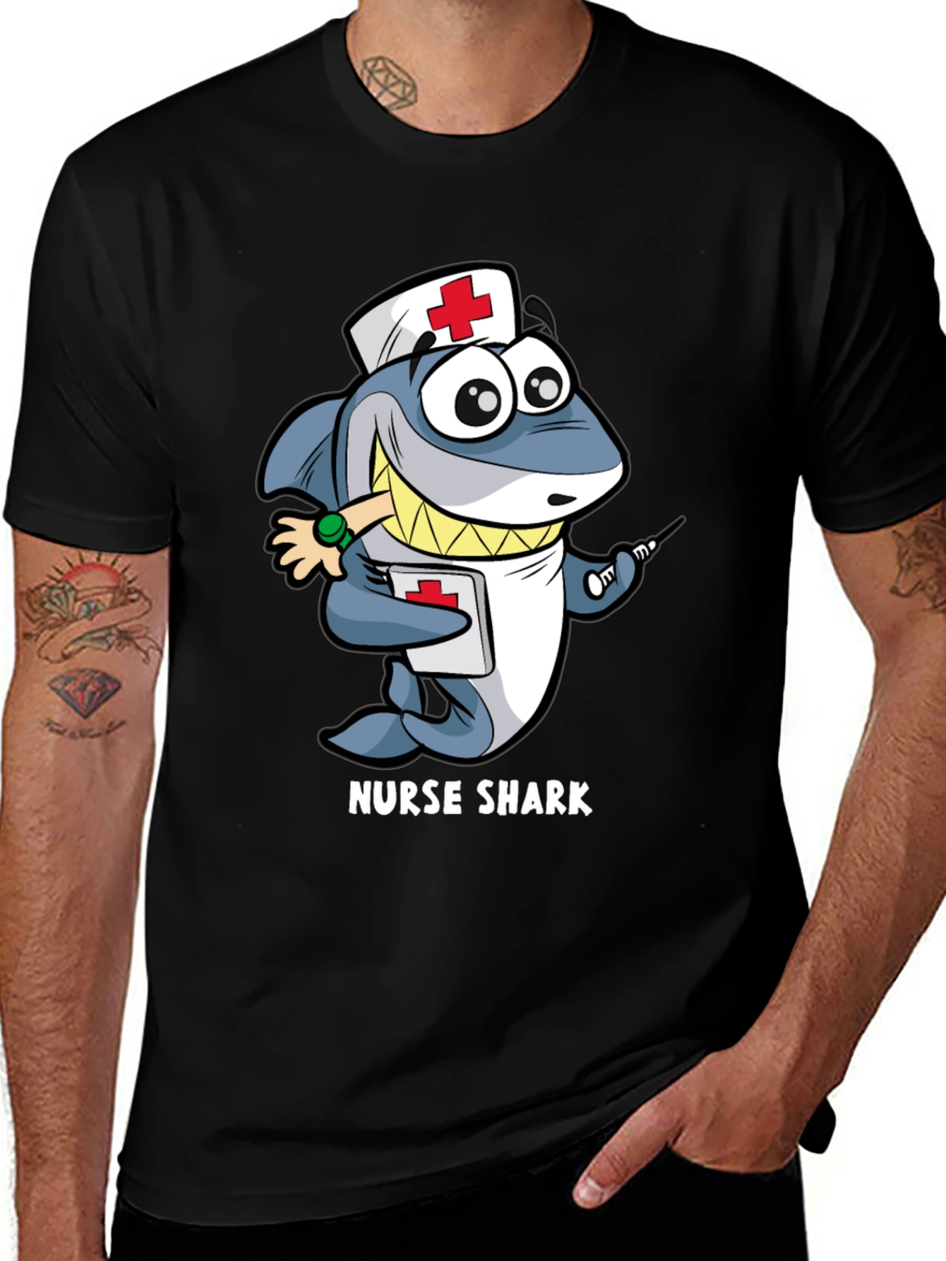 Nurse Shark T-Shirt Funny Medical Tee