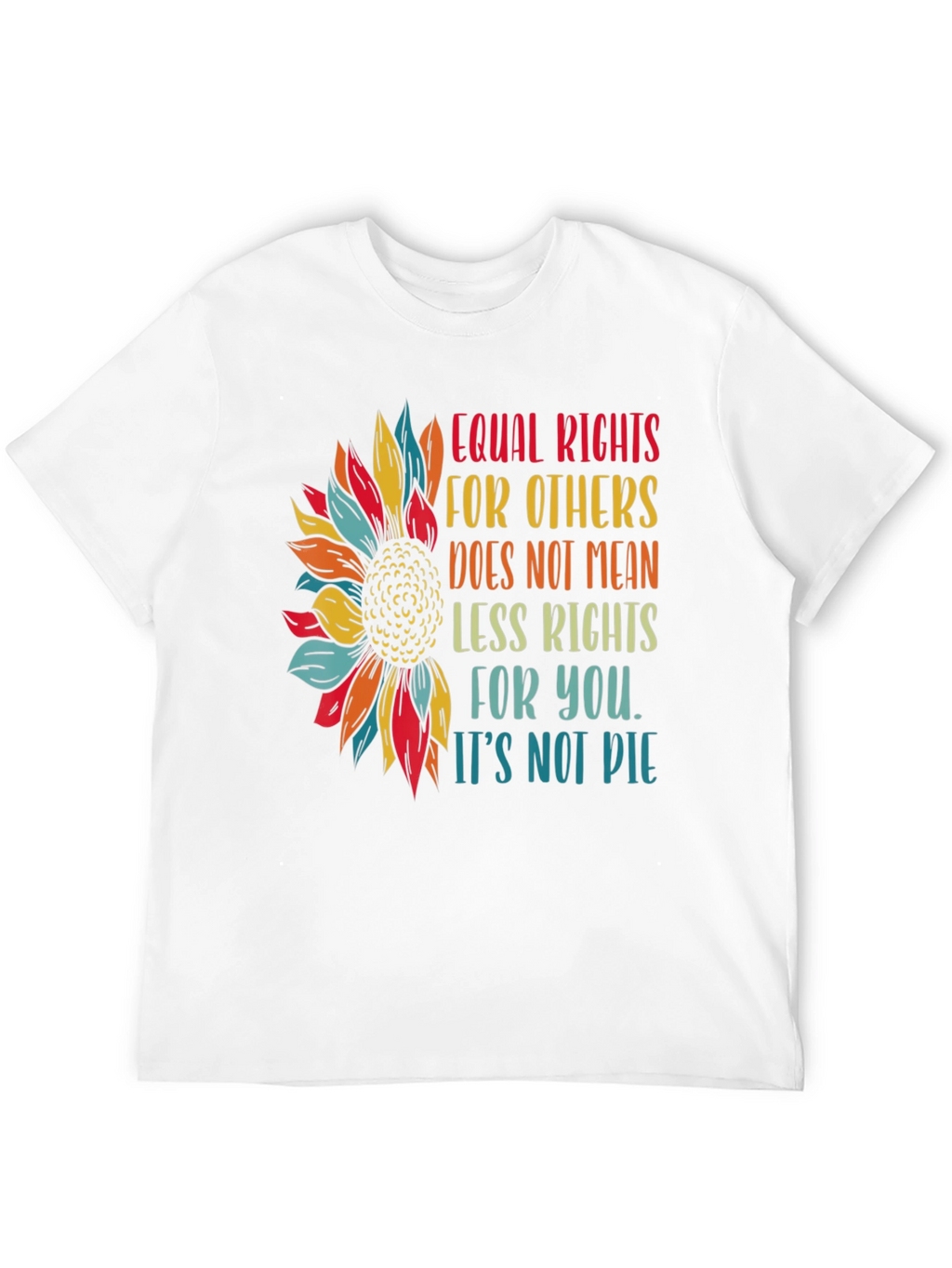 Equal Rights Sunflower Graphic Tee
