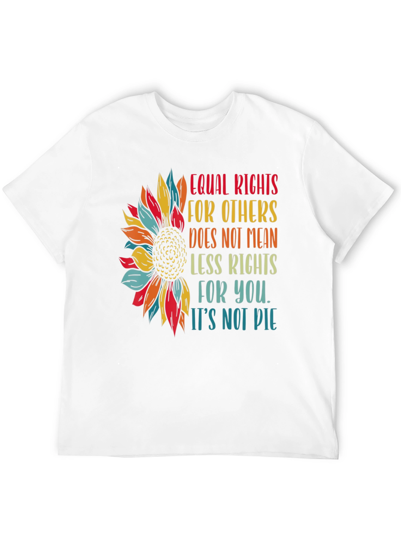 Equal Rights Sunflower Graphic Tee