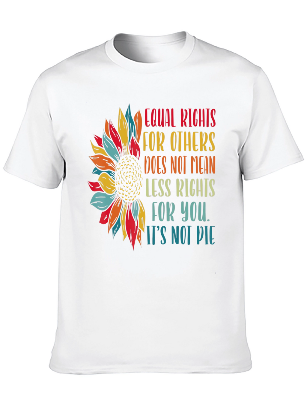 Equal Rights Sunflower Graphic Tee